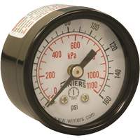 Economy Pressure Gauge, 1-1/2" , 0 - 160 psi, Back Mount, Analogue OSI Industrial Sales