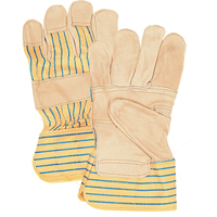 Gants d'ajusteur &agrave; paume renforc&eacute;e, Grand, Paume en Cuir fleur de vache, Doublure en Coton OSI Industrial Sales